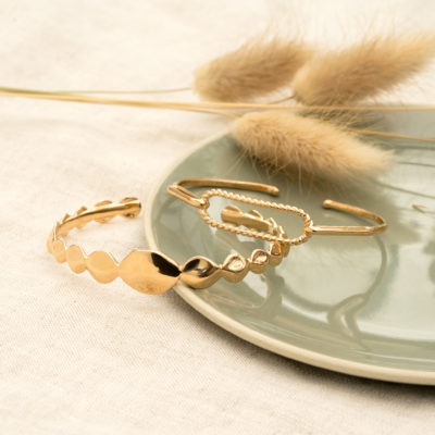 Jonc Héloise Quartz Rose – Image 2