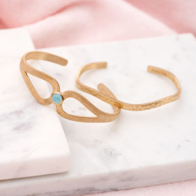 Jonc Céleste Agate Bleue – Image 2