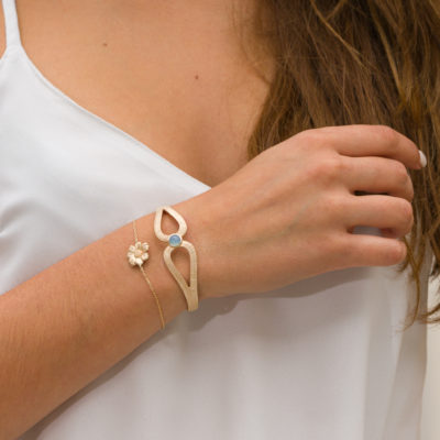 Jonc Céleste Agate Bleue – Image 3