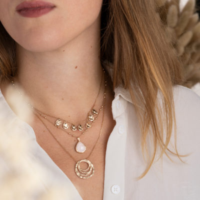 Pendentif Isaure Pierre de Lune – Image 2