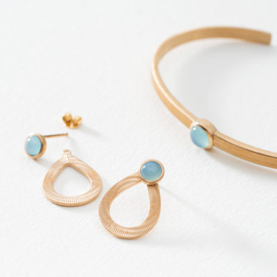 Jonc Celestine Agate Bleue – Image 2