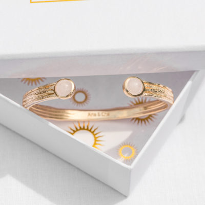 Jonc Rosa Quartz Rose