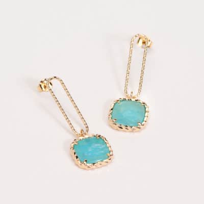 Boucles Kiara Amazonite