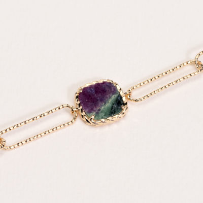 Bracelet Kiara Rubis Zoïsite