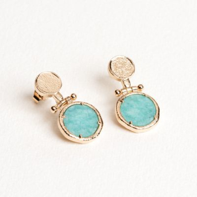 Boucles Salomé Amazonite