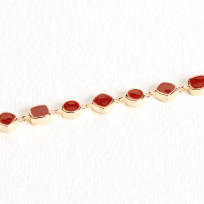 Bracelet Gioia Laque Rouge