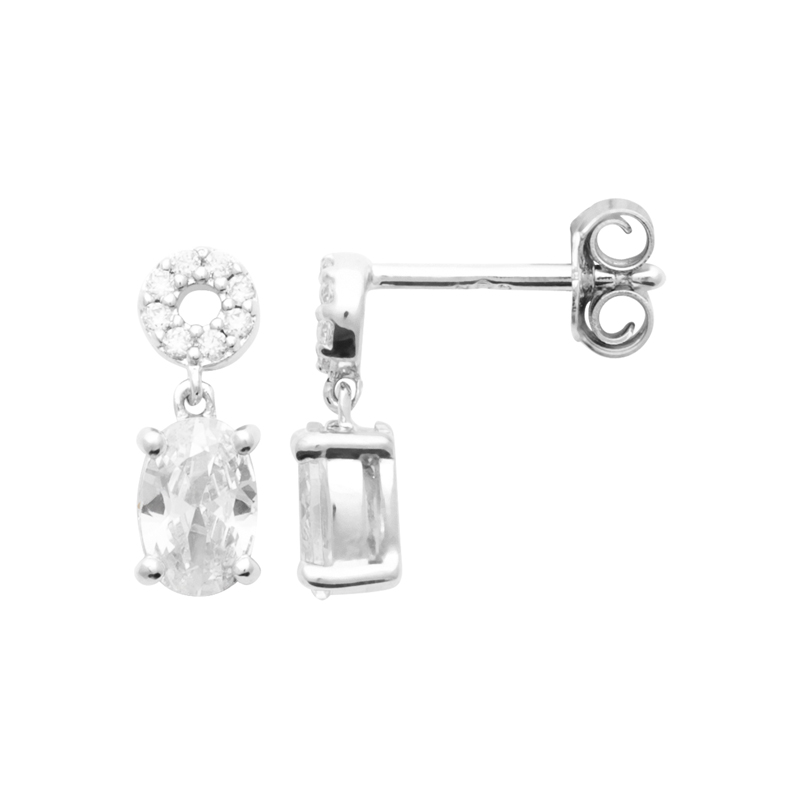 Boucles d'oreilles Craie